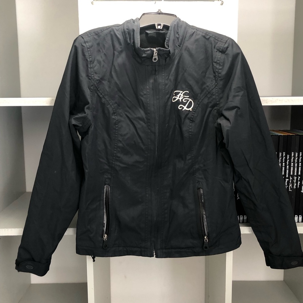 Harley-Davidson Black Women's Zip Front Utility Jacket